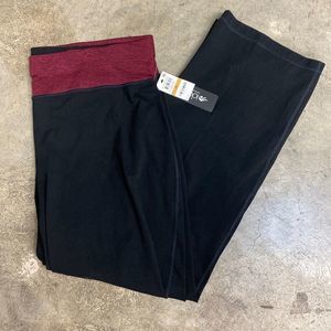 * Ideology black stretch with maroon band Brand new with tags
